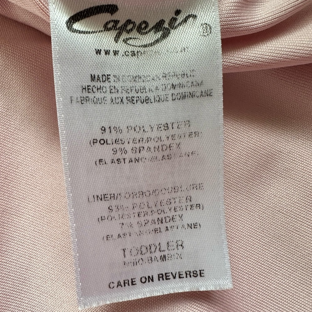Capezio toddler pink dance leotard - Picture 3 of 3